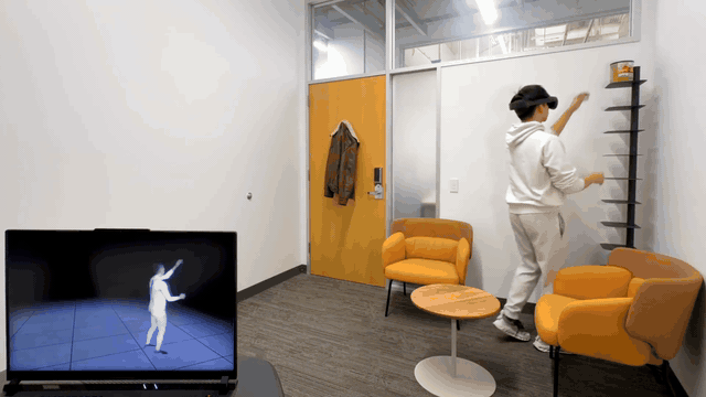 FlowAvatar: Real-Time Full-Body Avatars from Sparse Egocentric Inputs on Consumer XR Devices Teaser